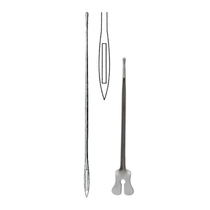 thumbnail image 2 of S.S. 6-Inch Surgical Probe With Eye – General Surgery Tool – Made In Pakistan 2 of 4